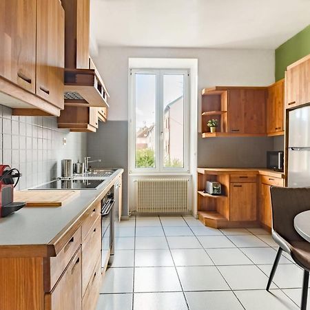 Travel Homes - The Wooden, Spacieux & Bon Quartier Mulhouse Luaran gambar